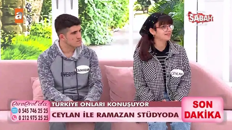 Kayınpederiyle tartışıp sinir krizi geçirmişti! Esra Erol’da mutlu eden haberi alan Ceylan gözyaşlarına hakim olamadı! | Video