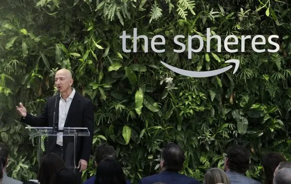 Amazon'dan yağmur ormanlarından ilham alan ofis