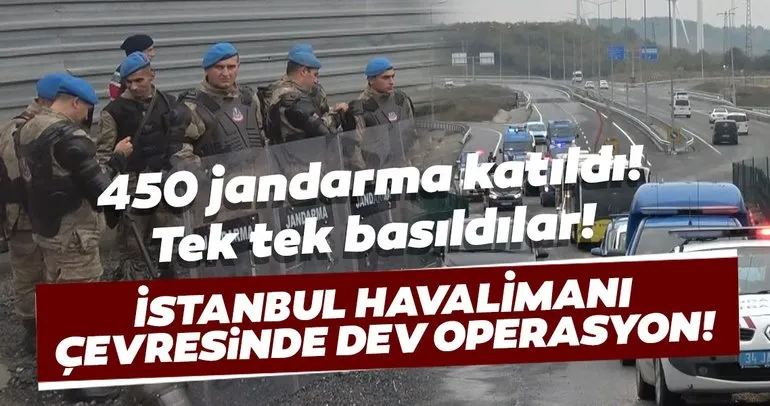 Arnavutköy’de korsan otopark operasyonu: 450 jandarma katıldı