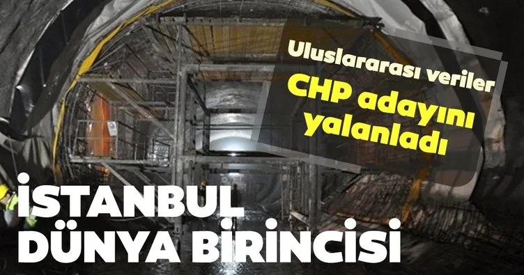 İstanbul, raylı sistem  inşasında dünya birincisi