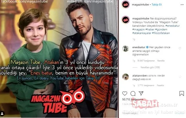 SON DAKİKA HABER: Atakan Kayalar'ın Enes Batur ile ilgili videosu gündem oldu! Atakan Kayalar'a Enes Batur'dan cevap gecikmedi