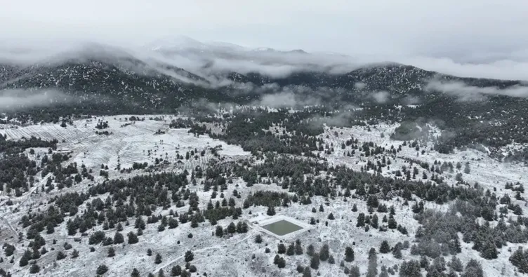 Yılın son gününde Muğla’da kar sevinci