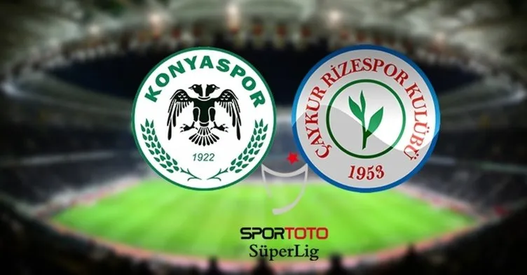 Konyaspor Çaykur Rizespor maçı CANLI İZLE | beIN SPORTS 1 canlı maç izle ekranı ile Konyaspor Rizespor maçı canlı yayın izle linki burada