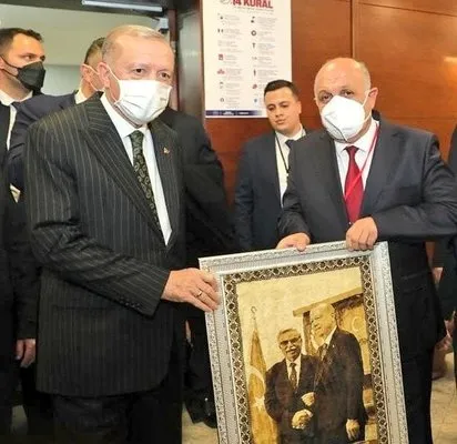 Başkan Zelyurt’un Cumhurbaşkanı Erdoğan ile görüştü