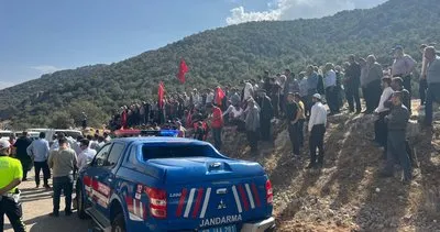 Köylüler taş ocağı için yol kapattı #gaziantep