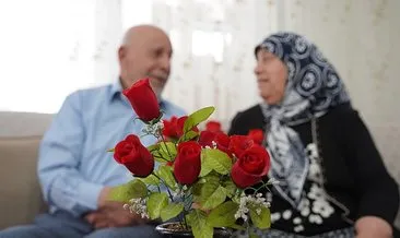 Mutlu evliliklerinin sırrı! 60 yıldır eşine çiçek getiriyor #gaziantep
