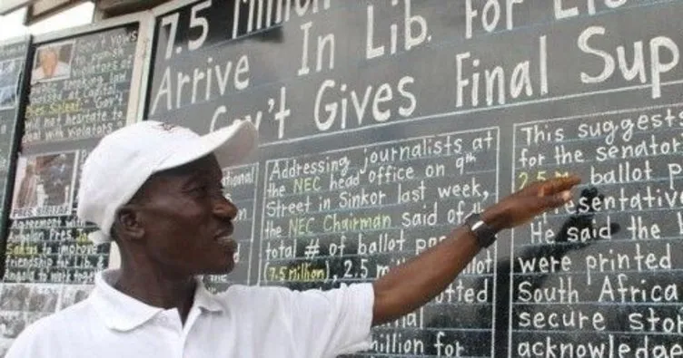 Liberyalılar haberi 17 yıldır kara tahtadan öğreniyor