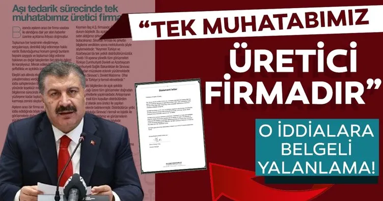 SON DAKİKA | Sağlık Bakanı Fahrettin Koca o iddiaları yalanladı!