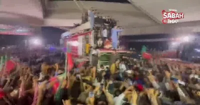 Pakistan’ın eski Başbakan Khan’ın İslamabad’a yaptığı yürüyüşte muhabir ezilerek öldü | Video
