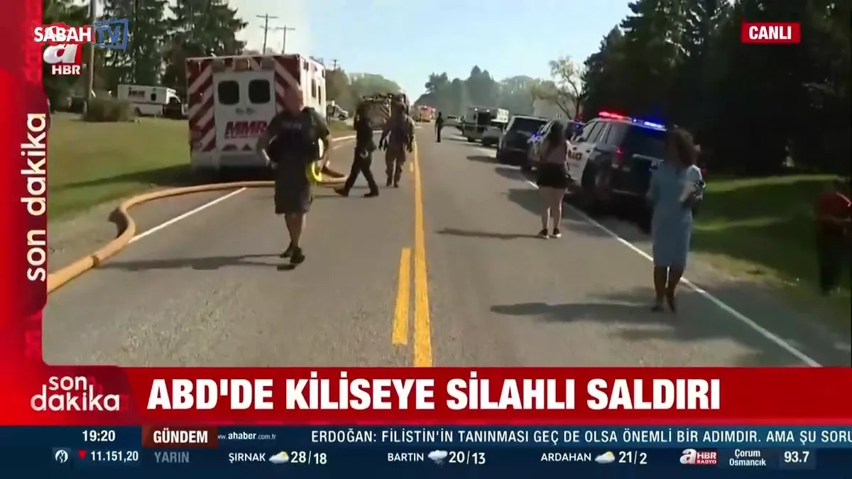 ABD’de kiliseye silahlı saldırı! videosunu izle