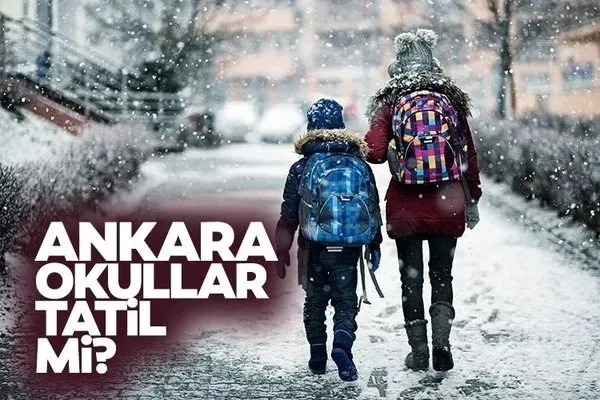 ANKARA’DA OKULLAR TATİL Mİ? Meteoroloji uyardı! 11 Aralık Pazartesi Ankara’da okullar tatil mi olacak, ders var mı yok mu?