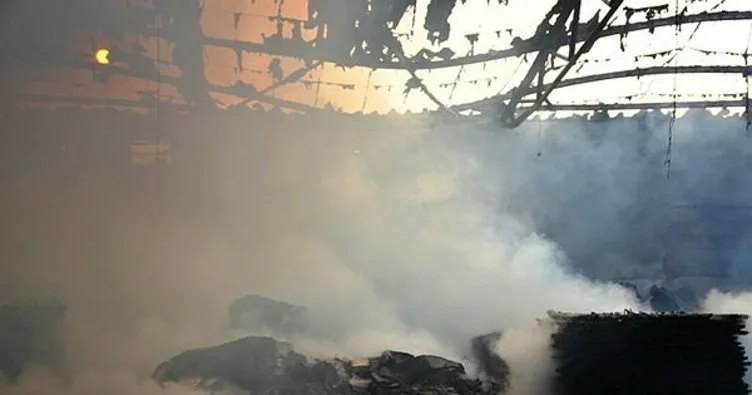 Biga’da abajur üreten bir fabrikada yangın