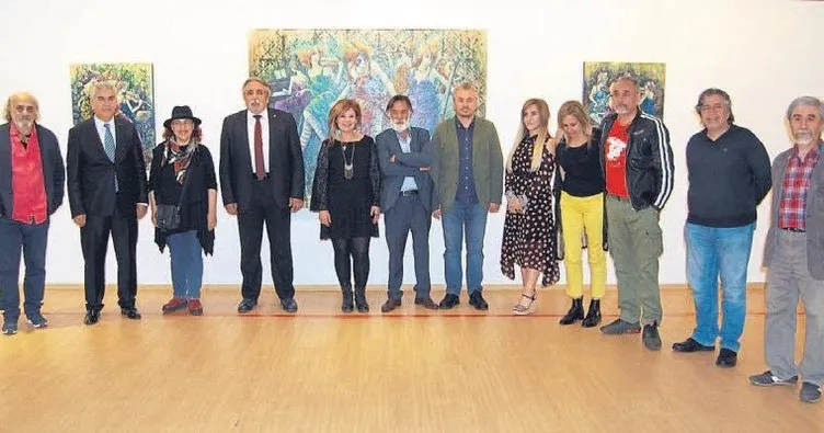 Ressam Yıldız, 15. kişisel sergisini Gaziantep’te açtı