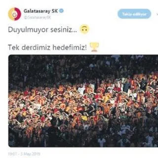 ‘Duyulmuyor sesiniz!’