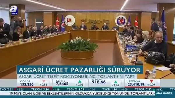 Asgari ücret pazarlığı sürüyor