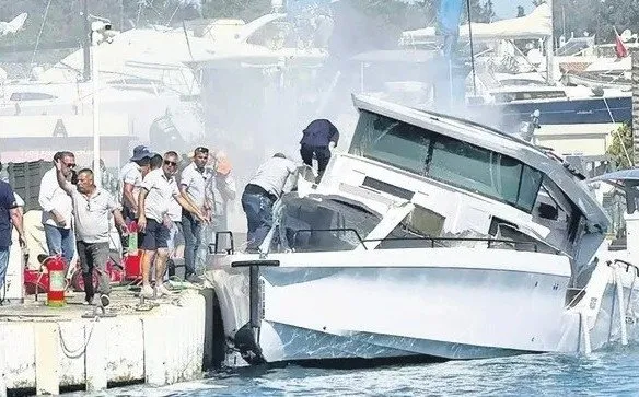 Bodrum’da yanan tekne ünlü işadamına ait çıktı! Beşiktaşlı kimliğiyle tanınıyor