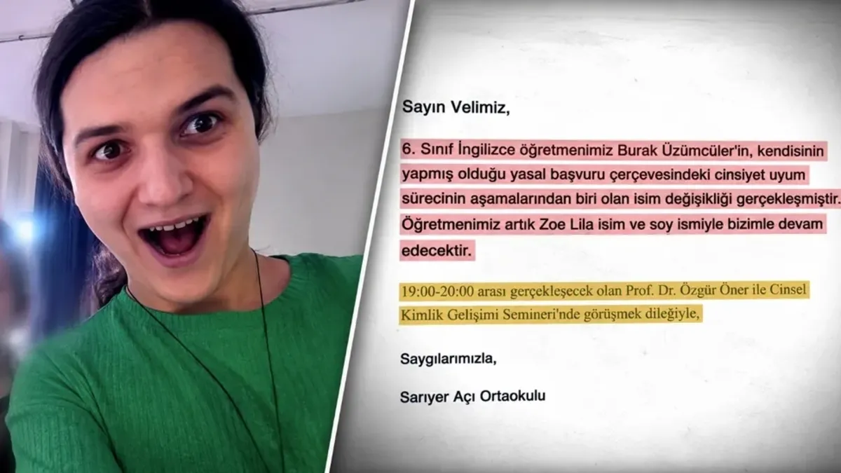 Sarıyer'deki bir özel ortaokul binasının dış görünüşü.