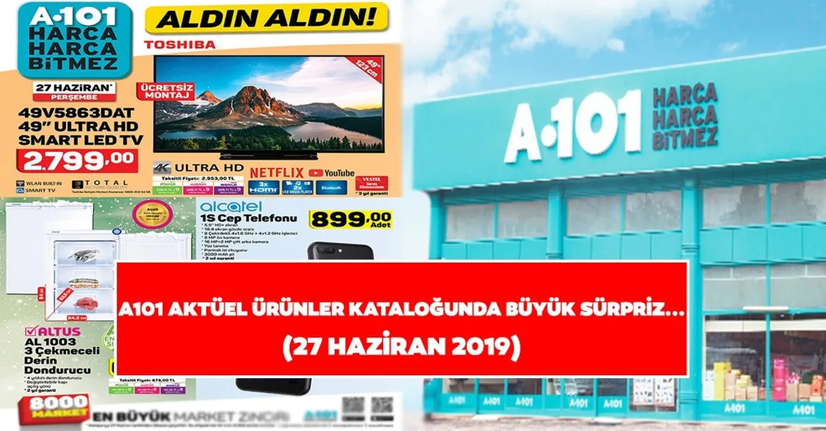 A101 Market 20 Haziran 27 Haziran 2019 Aktuel Urun Katalogu Kampanyabul Org