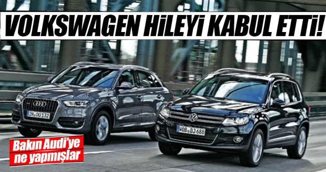 VW, Audi`deki emisyon hilesini kabul etti