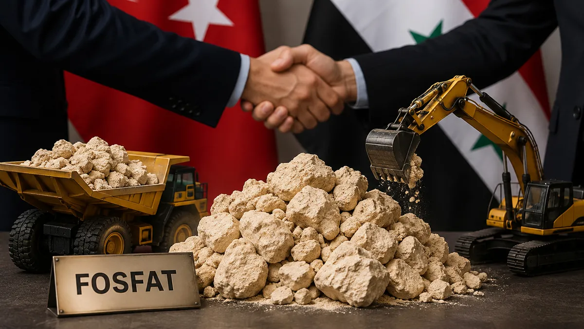 Türkiye ve Suriye'den yeni ortaklık! Stratejik madende anlaşma sağlandı haber görseli