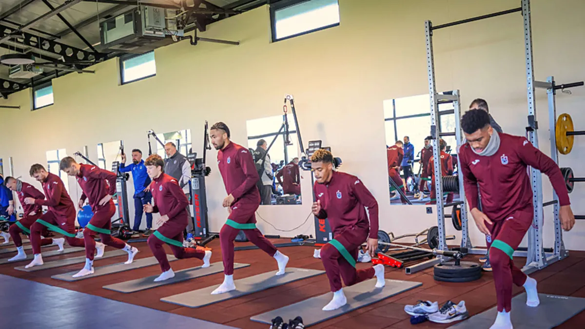 Trabzonspor, Galatasaray maçının hazırlıklarını sürdürdü Trabzonspor, Galatasaray maçının hazırlıklarını sürdürdü