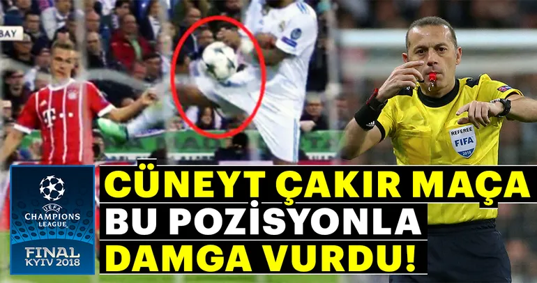 Cüneyt Çakır Real Madrid - Bayern Münih Maçına damga vuran isim oldu