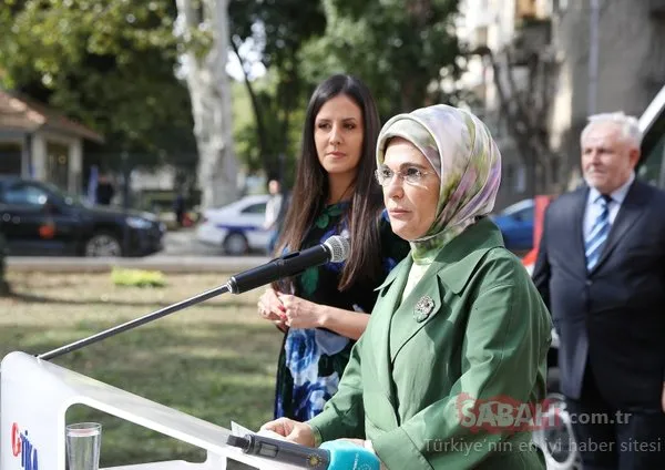 Emine Erdoğan Belgrad'da çocuk hastanesini ziyaret etti
