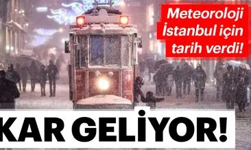 Meteoroloji’den hava durumu ve kar yağışı uyarısı geldi! İstanbul’a kar geliyor…