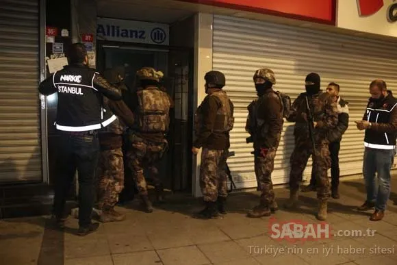 İstanbul'da uyuşturucu satıcılarına operasyon