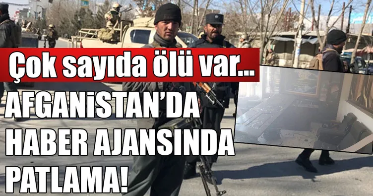 Son Dakika:Afganistan’da haber ajansında patlama