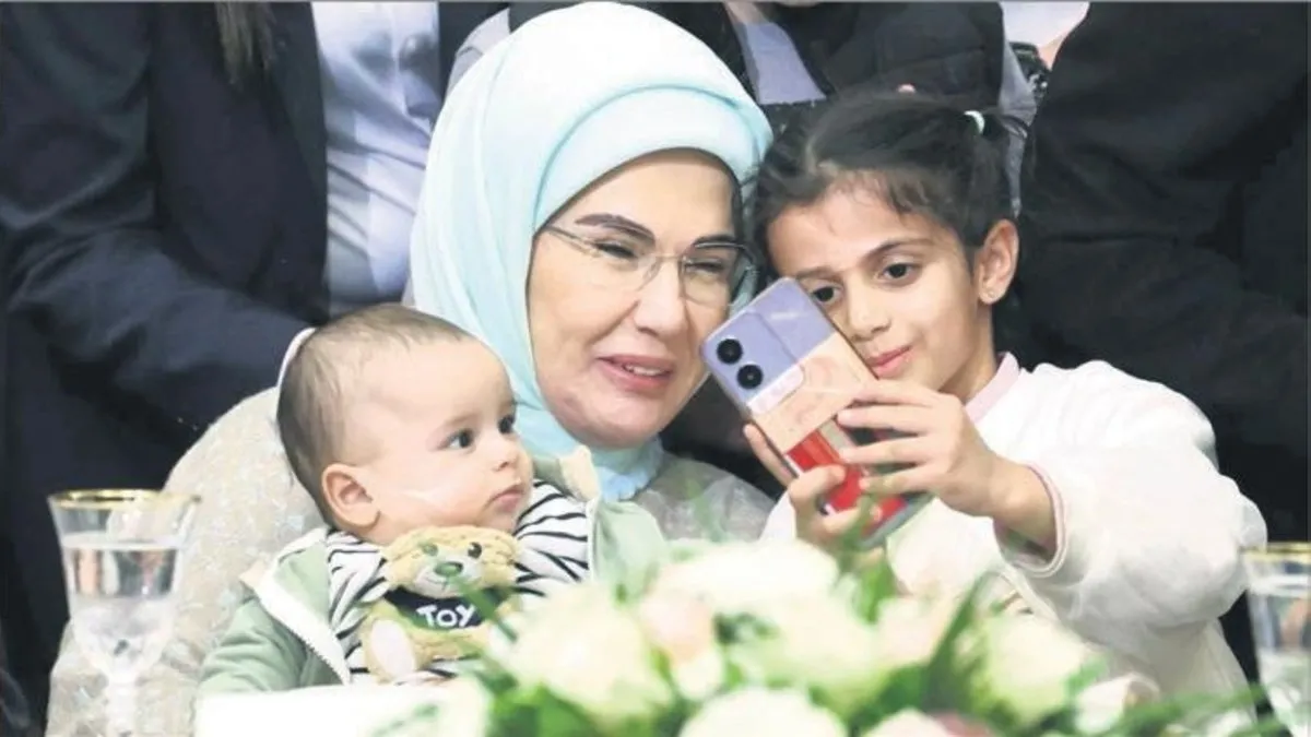 Emine Erdoğan Gazzeli mazlumları hiç yalnız bırakmadı