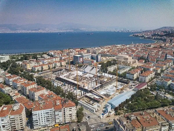 Göztepe'nin yeni stadı yükseliyor