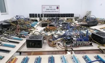 Jandarma operasyonunda 1.5 milyon değerinde cihazlar ele geçirildi #izmir