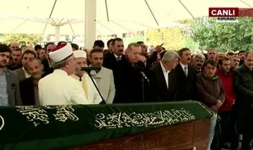 Cumhurbaşkanı Erdoğan Nebi Güdük’ün cenazesine katıldı