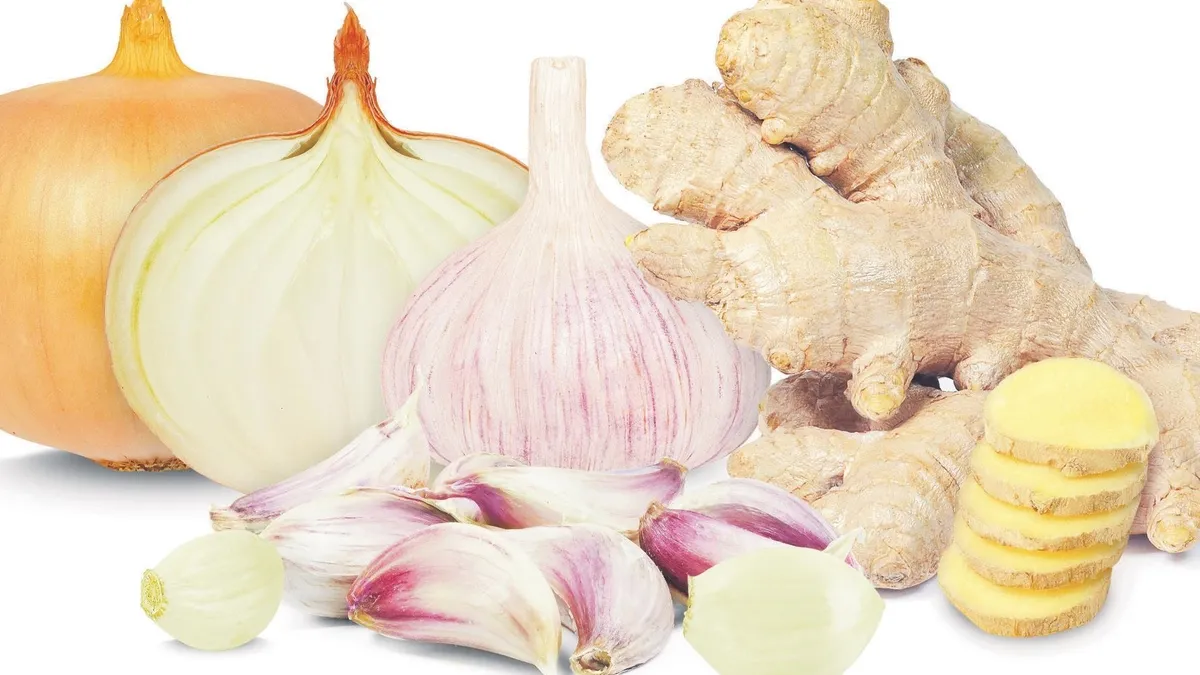 Soğan, zencefil ve sarımsak kalp dostu
