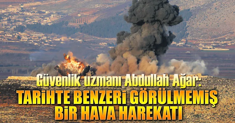 Tarihte benzeri görülmemiş bir hava harekatı