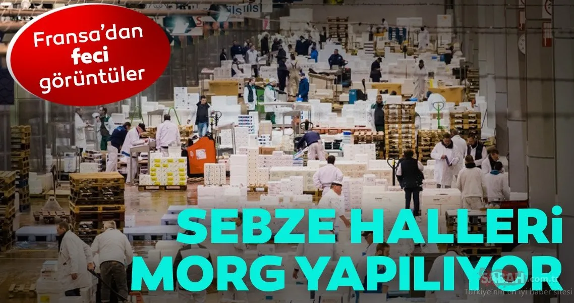 Fransa�dan korkunç görüntüler! Sebze hali yapıldı Son Dakika