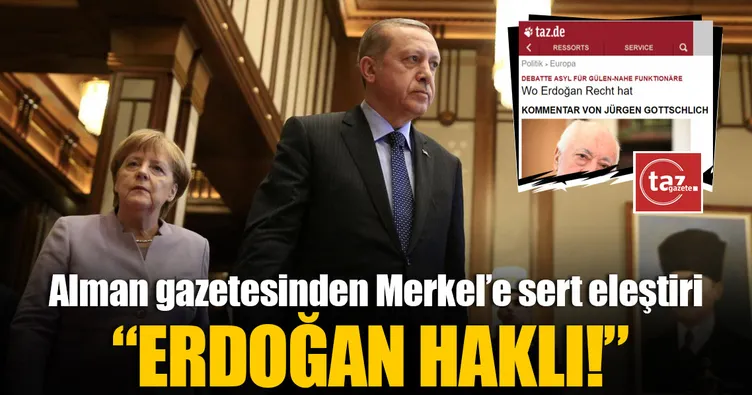 Alman gazeteden Merkel’e sert eleştiri