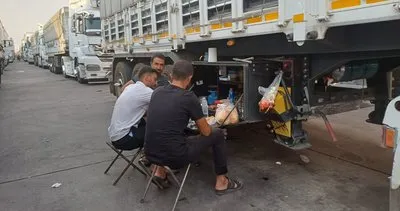 Türkiye’de sıcak rekorunun kırıldığı Silopi’de şoförler zor anlar geçiriyor #sirnak