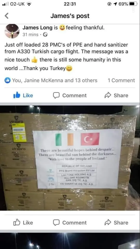 Türkiye'den İrlanda'ya yardım eli! 173 yıl sonra bir kez daha ...