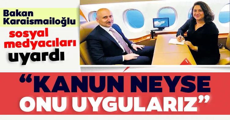 Sosyal medyacılara kanun uyarısı