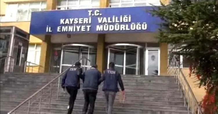 Kayseri’de FETÖ operasyonu 4 gözaltı