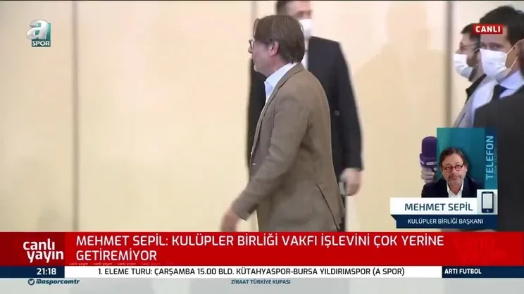 Kulüpler Birliği Başkanı Mehmet Sepil'den seyircili maç açıklaması!