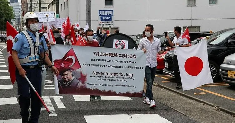 Japonya’da FETÖ protestosu