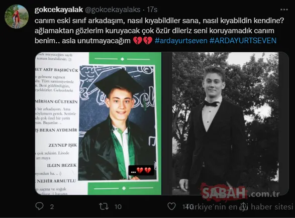 Son dakika: İstanbul'da Arda Yurtseven'ın cansız bedenine ulaşıldı! Arkadaşı Twitter'dan paylaştı: Nasıl kıyabildiler sana
