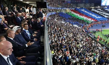 Cumhurbaşkanı Erdoğan dev finali izledi