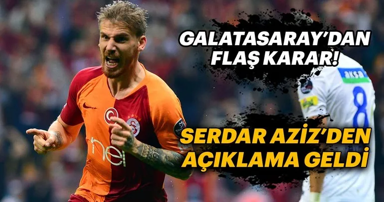 Last-minute statement by Serdar Aziz
