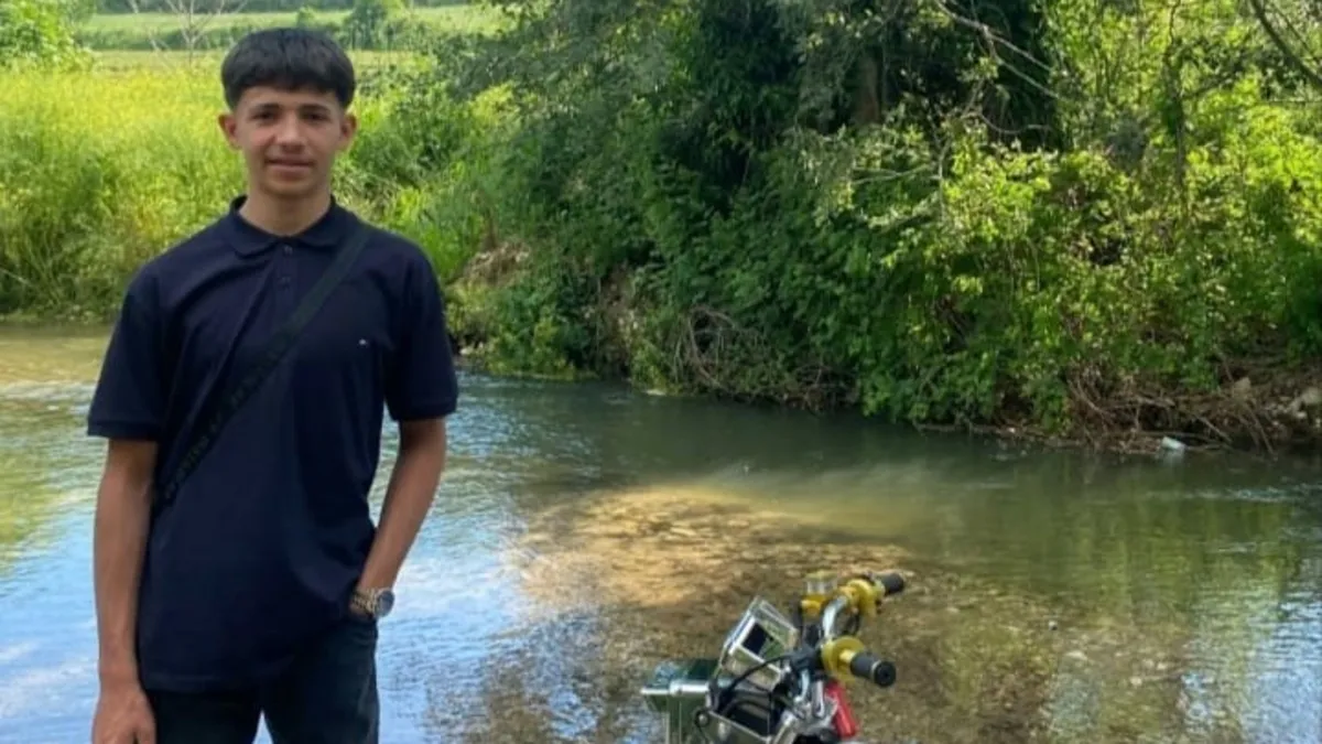 Bursa'da motosiklet kazasında hayatını kaybeden 16 yaşındaki Kaan Fidan'ın fotoğrafı