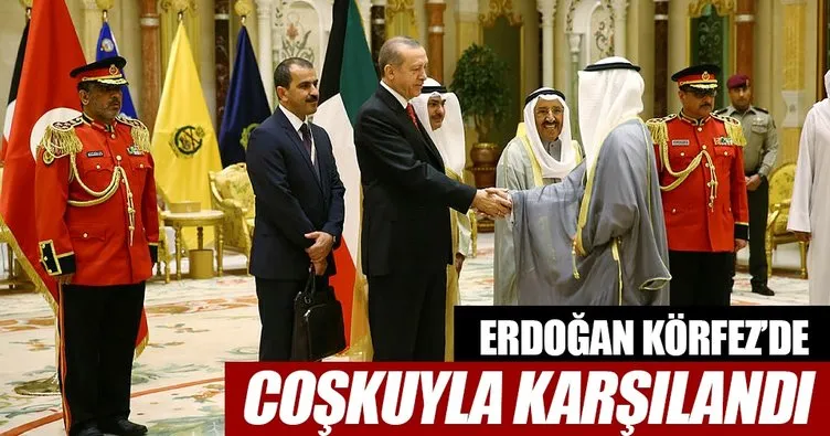 Erdoğan Körfez’de coşkuyla karşılandı