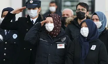 Şehidin cenazesinde kahreden detay! Eşinin üstündeki mont...